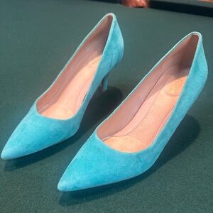 Light Green Suede Cole Haan Shoes